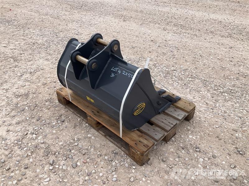 Strickland 36 in Digging Excavator Bucket - Fits Hitachi ZX50 Pistoane