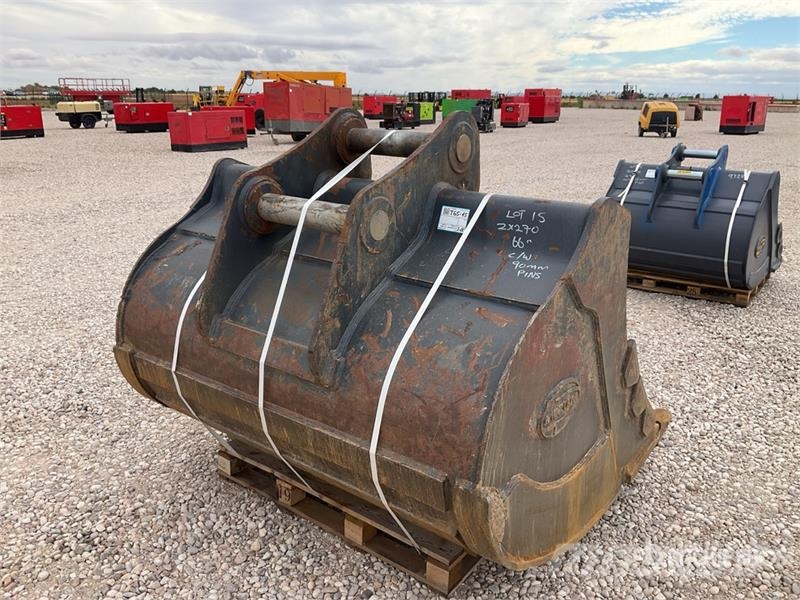 Strickland 66 in Loading Excavator Bucket - Fits Hitachi ZX27 Pistoane