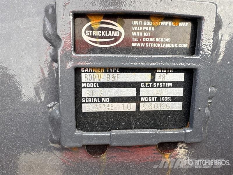 Strickland BT21 1220 mm Loading Excavator Bucket - Fits Hitac Kanalak
