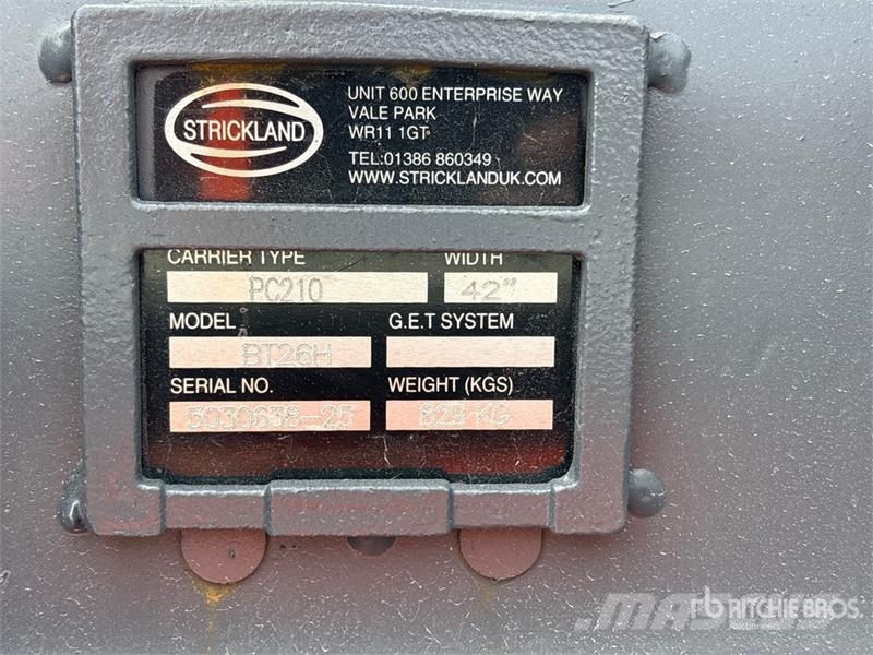 Strickland BT26H 1070 mm Loading Excavator Bucket - Fits Koma Kanalak