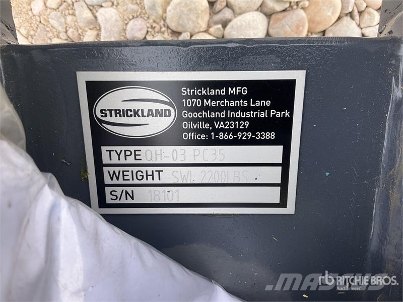 Strickland Excavator Hitch - Fits Komatsu PC35 Άλλα εξαρτήματα