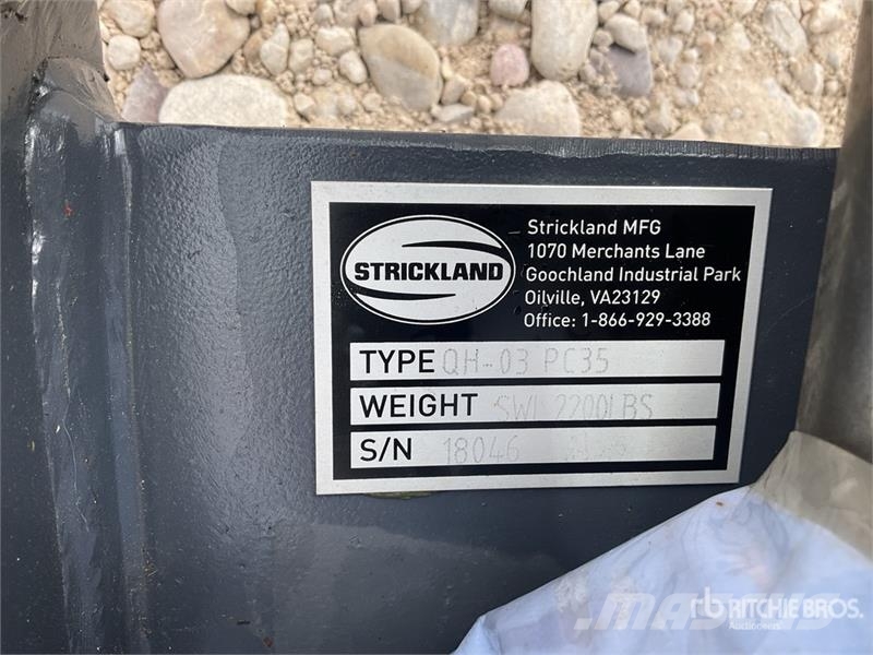 Strickland Excavator Hitch - Fits Komatsu PC35 Άλλα εξαρτήματα