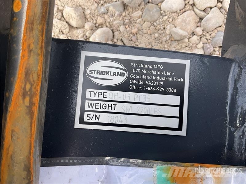 Strickland Excavator Hitch - Fits Komatsu PC35 Άλλα εξαρτήματα