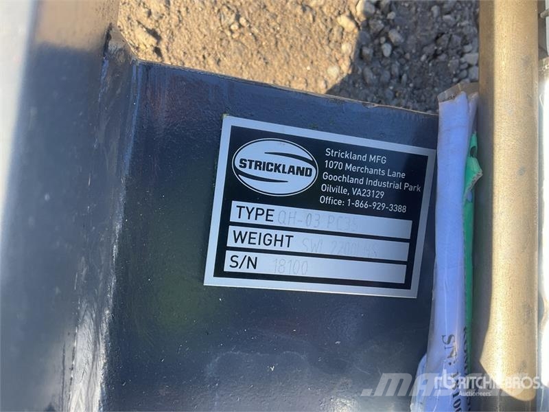 Strickland Quick Coupler - Fits Komatsu PC30/35 (Unused) Quick connectors