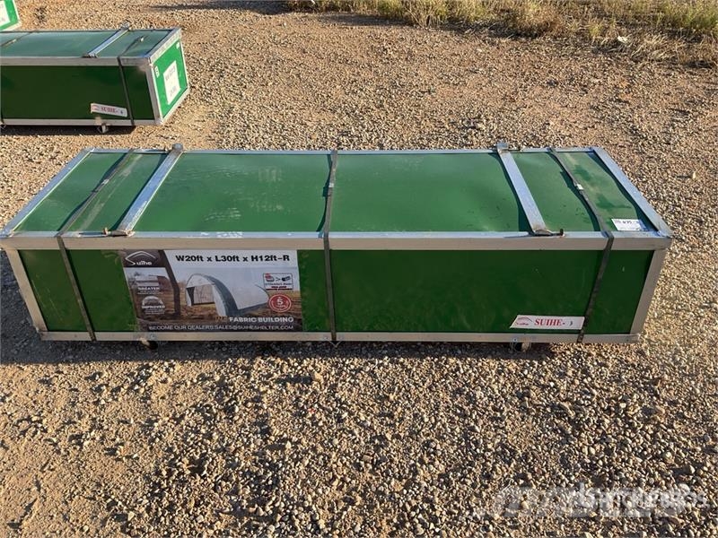 Suihe 203012R-300gPE 20 ft x 30 ft x 12 ft Storage Build Edificación de acero