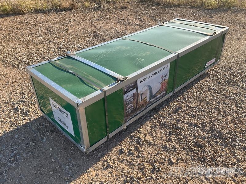 Suihe 203012R-300gPE 20 ft x 30 ft x 12 ft Storage Build Edificación de acero