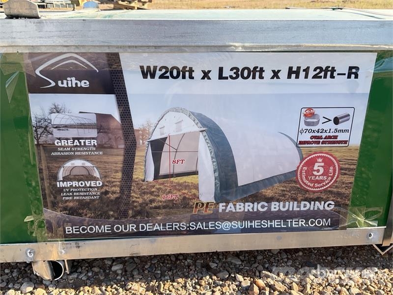 Suihe 203012R-300gPE 20 ft x 30 ft x 12 ft Storage Build Edificación de acero