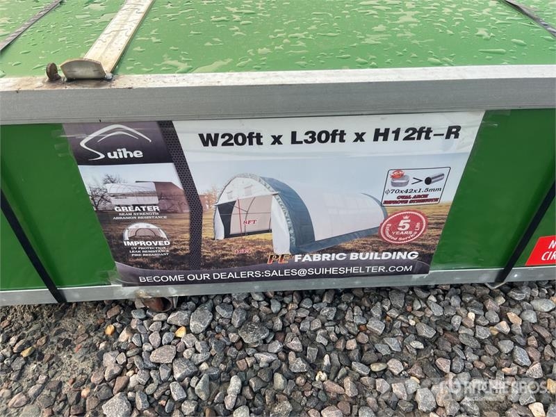 Suihe 203012R-300gPE 20 ft x 30 ft x 12 ft Storage Build Stahlrahmenaufbauten