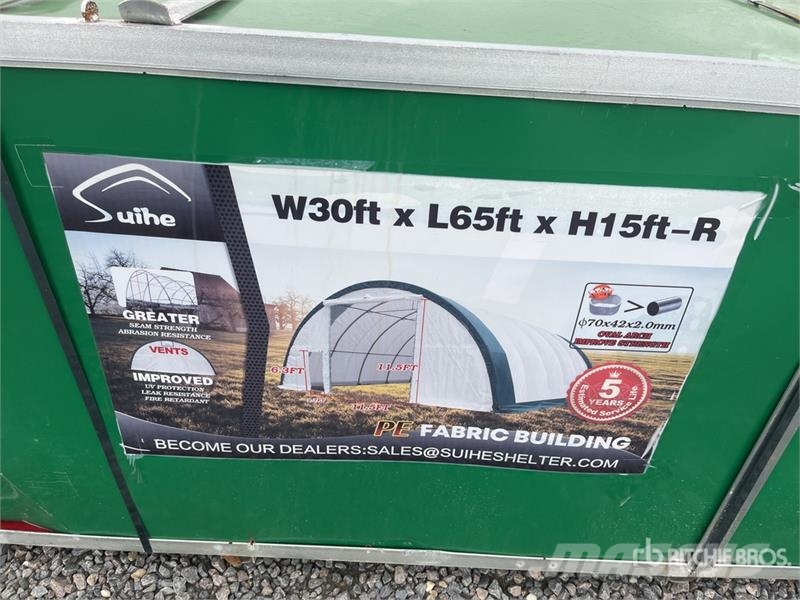Suihe S306515R-300gPE 30 ft x 65 ft x 15 ft Storage Buil Stahlrahmenaufbauten