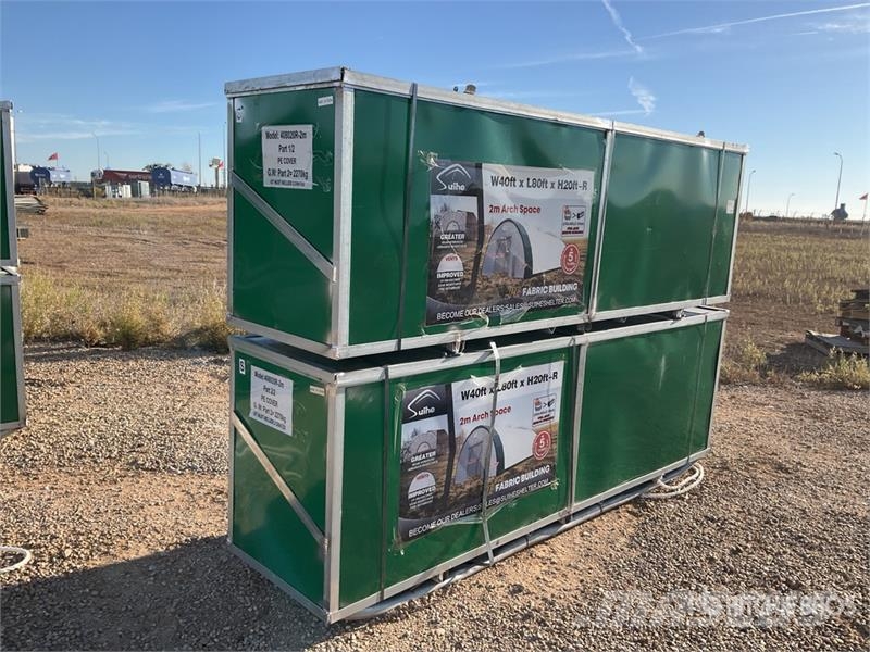 Suihe S408020R-300gPE 40 ft x 80 ft x 20 ft Storage Buil Edificación de acero