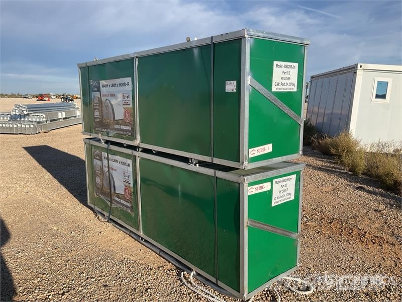 Suihe S408020R-300gPE 40 ft x 80 ft x 20 ft Storage Buil Edificación de acero