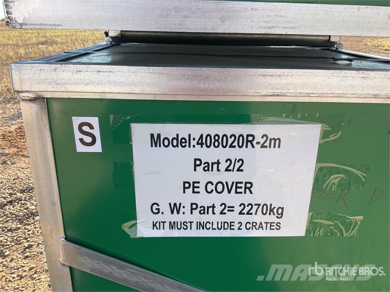 Suihe S408020R-300gPE 40 ft x 80 ft x 20 ft Storage Buil Edificación de acero