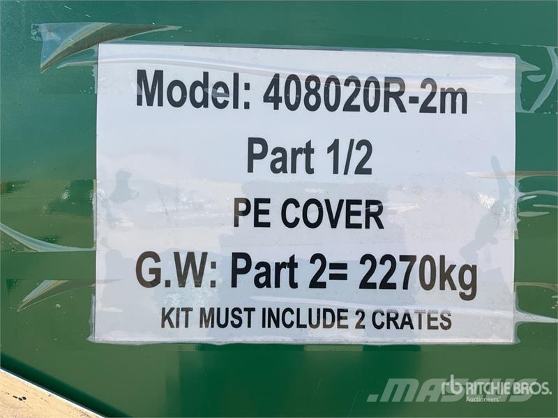 Suihe S408020R-300gPE 40 ft x 80 ft x 20 ft Storage Buil Edificación de acero