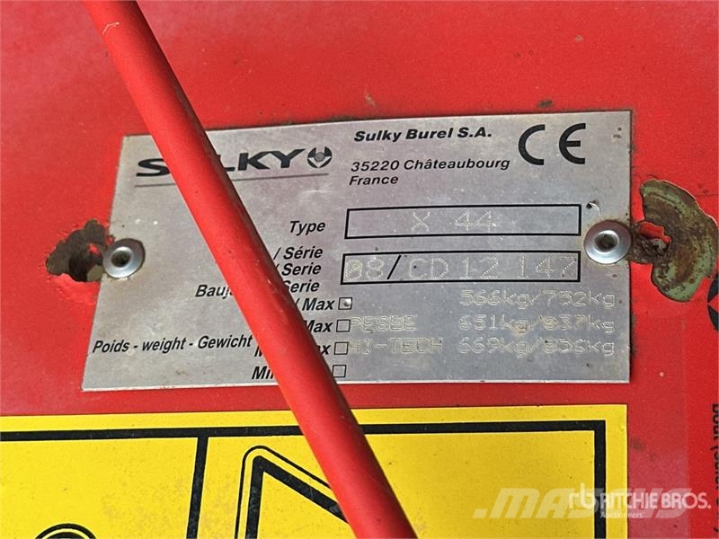 Sulky X44 Epandeur A Engrais Fertilizer Spreader Applicatori di fertilizzante liquido