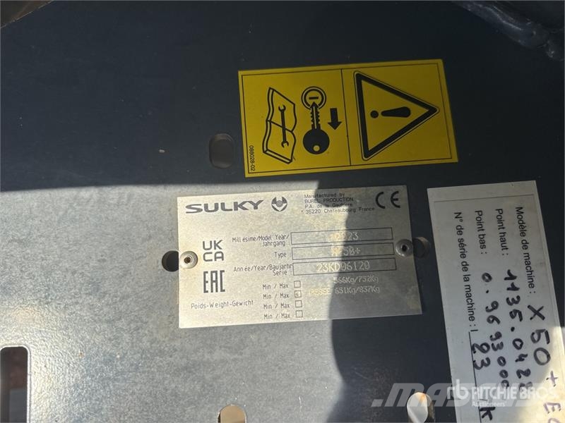 Sulky X50 Econov معدات رش أسمدة
