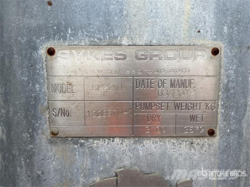 Sykes CP220I Skid-Mounted Water Pump Vodne črpalke