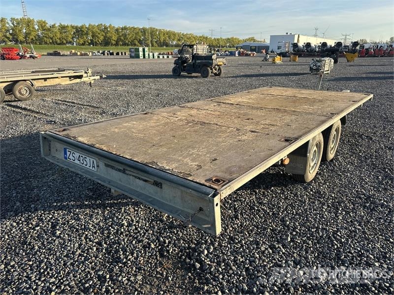 T/A Flatbed Trailer Vlakke laadvloer