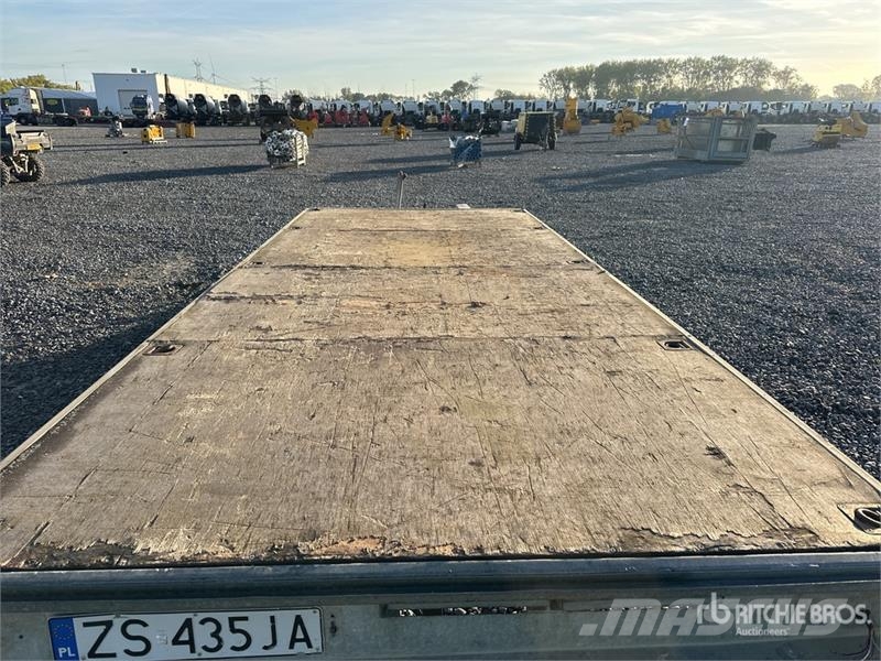 T/A Flatbed Trailer Vlakke laadvloer