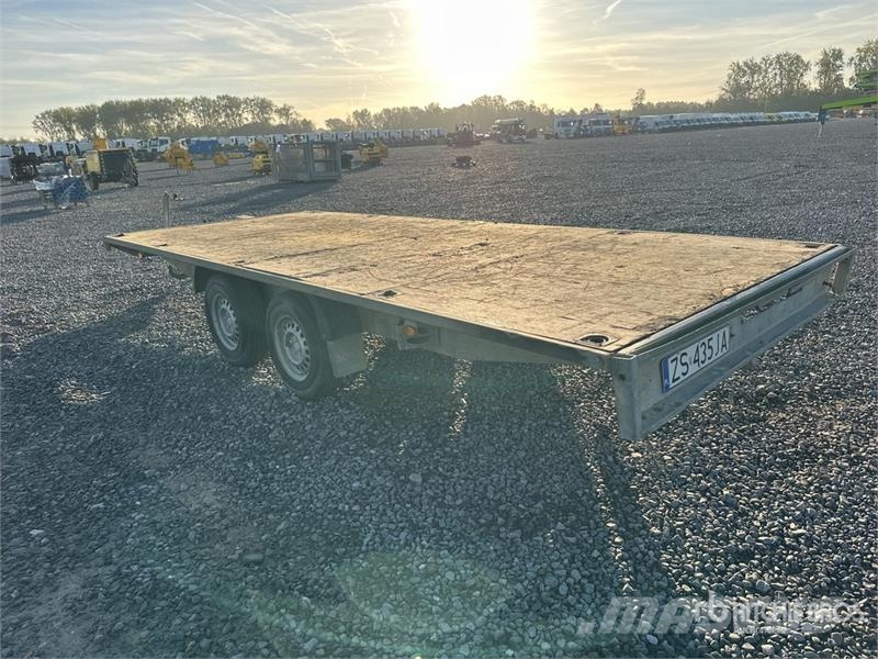 T/A Flatbed Trailer Vlakke laadvloer