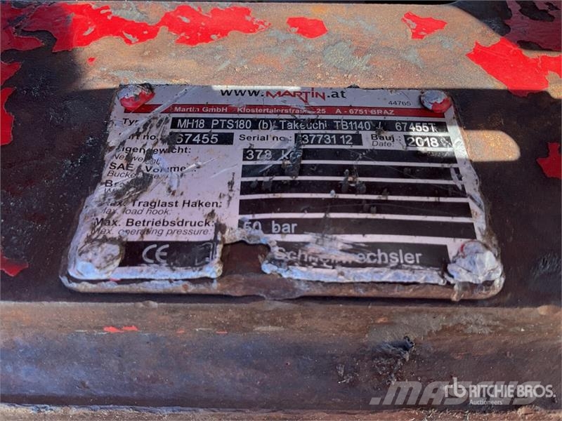 Takeuchi TB1140 حفارات صغيرة أقل من 7 طن (حفارات صغيرة)