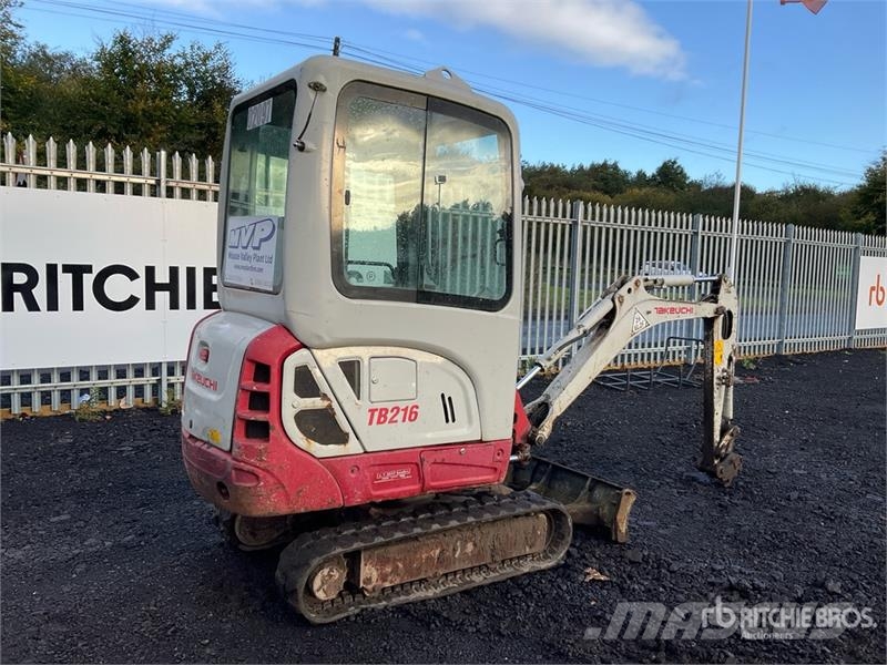 Takeuchi TB216 Mini kotrók < 7t