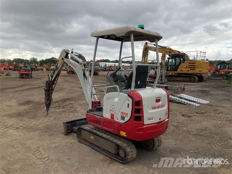 Takeuchi TB216 Mini bagri <7t