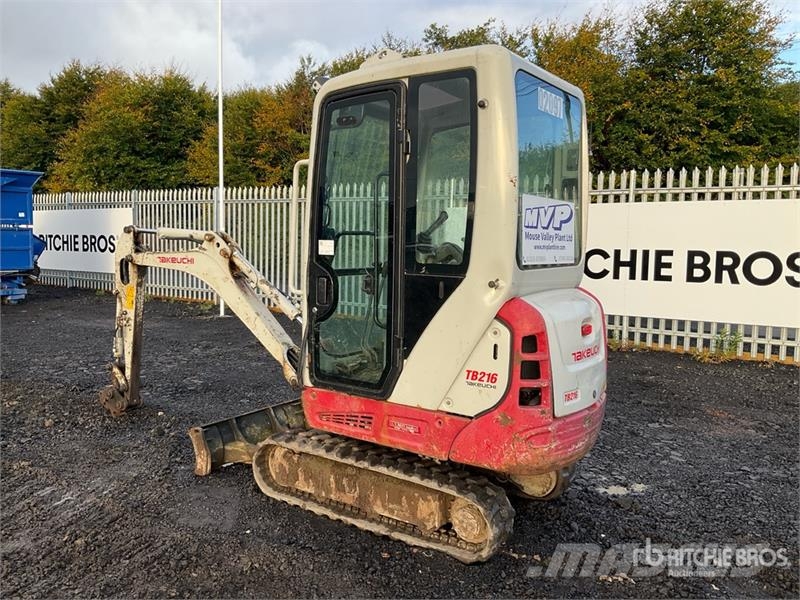 Takeuchi TB216 Mini kotrók < 7t