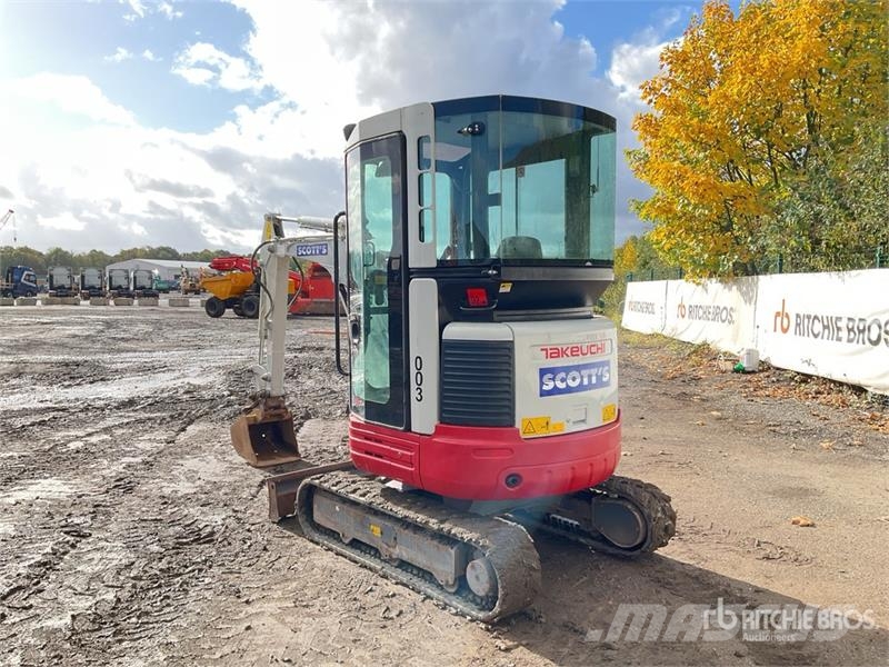 Takeuchi TB23R Mini Excavator Miniescavatori