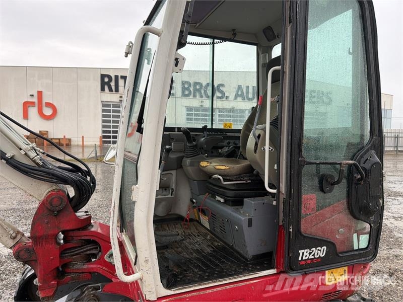 Takeuchi TB260 Mini rýpadlá < 7t
