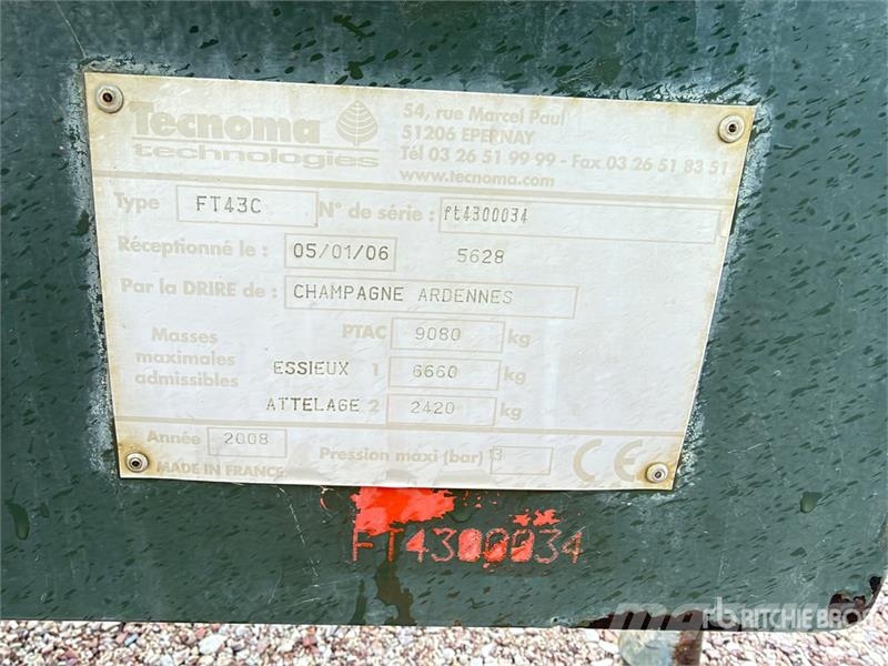 Tecnoma Fortis 27 m S/A Remote Control, GPS Pull-Type Spra الرشاشات