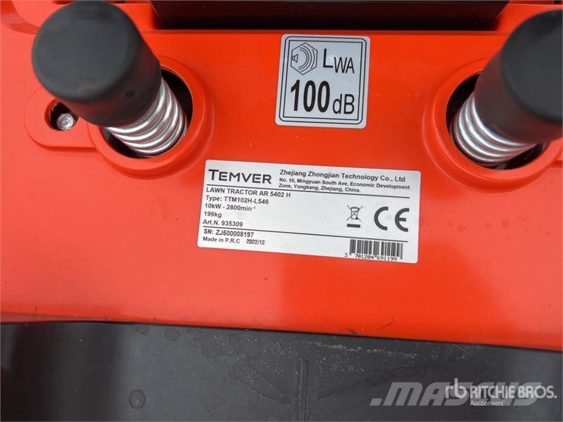 Temver TTM102H-L546 Tracteur Tondeuse Mower Tracto Manji traktori