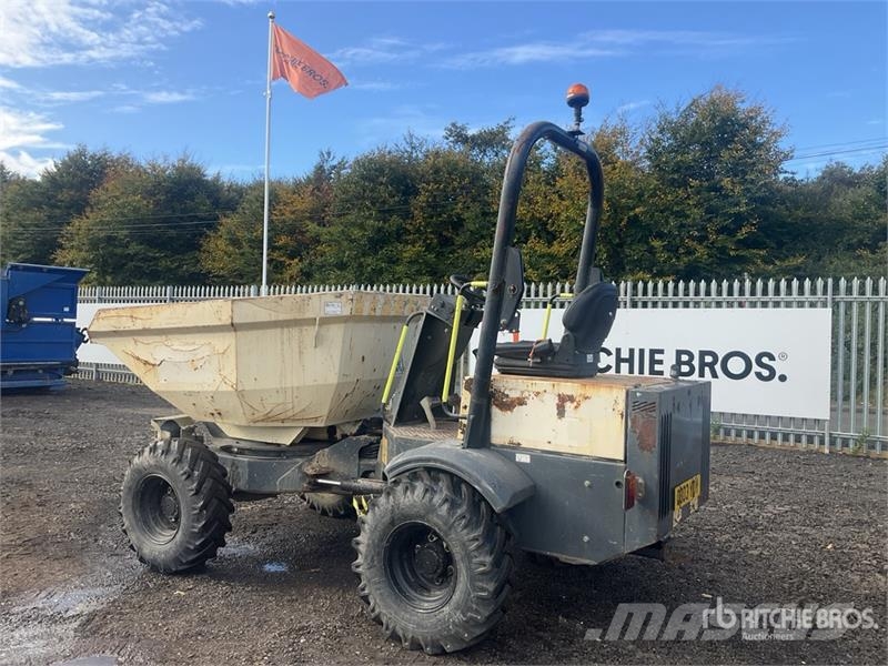 Terex 3 ton 4x4 Swivel Dumper Mini pašizgāzēji