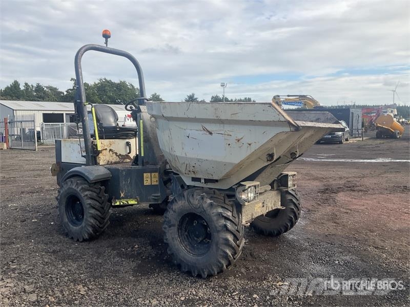 Terex 3 ton 4x4 Swivel Dumper Mini pašizgāzēji