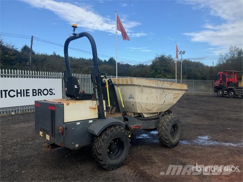 Terex 3 ton 4x4 Swivel Dumper Mini pašizgāzēji