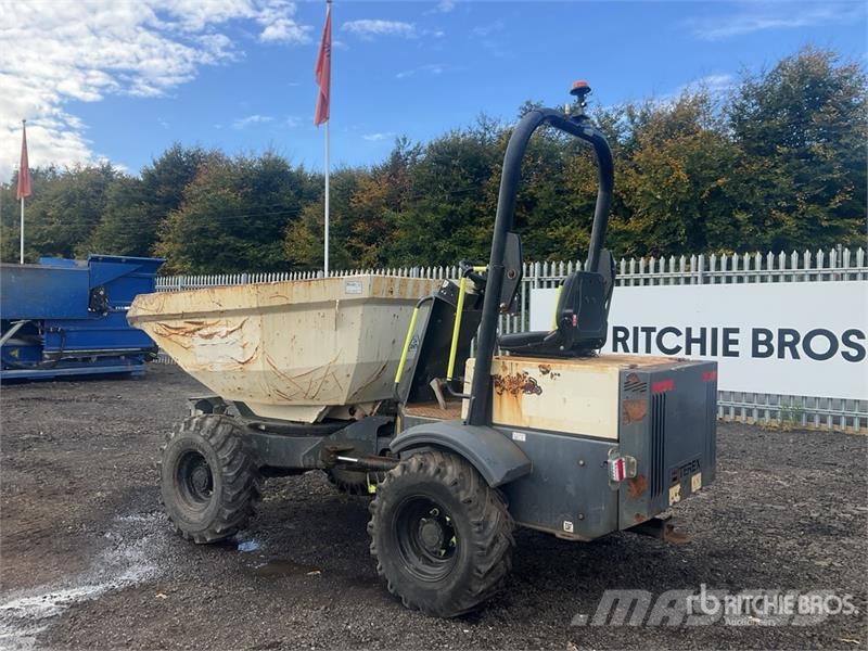 Terex 3 ton 4x4 Swivel Dumper Mini pašizgāzēji