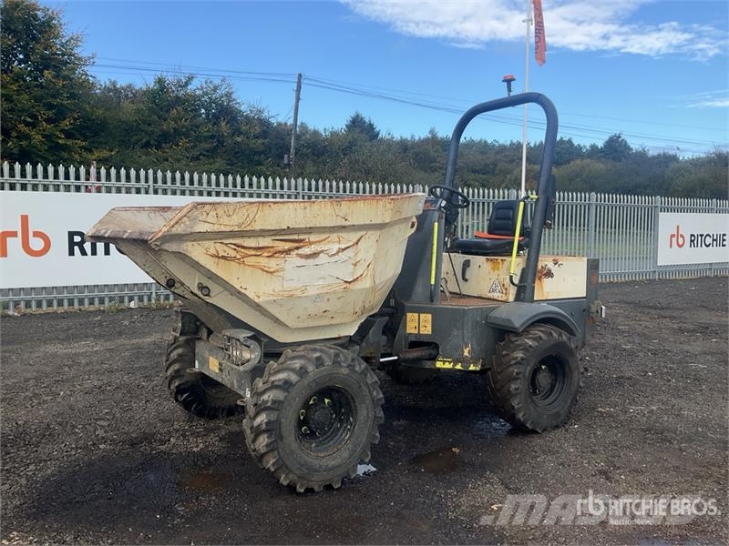 Terex 3 ton 4x4 Swivel Dumper Mini pašizgāzēji