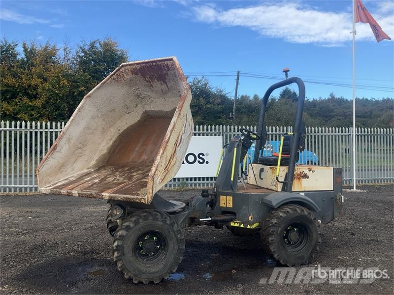 Terex 3 ton 4x4 Swivel Dumper Mini pašizgāzēji