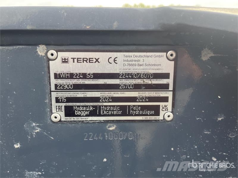 Terex Ecotec TWH 224 Wheel Material Handler Bouw - Overige