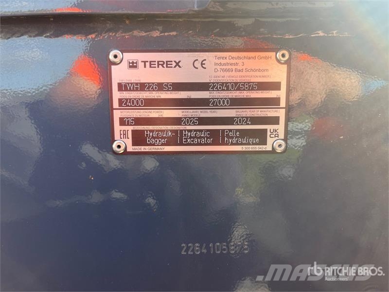 Terex Ecotec TWH 226 Wheel Material Handler (Unused) Ostalo za građevinarstvo