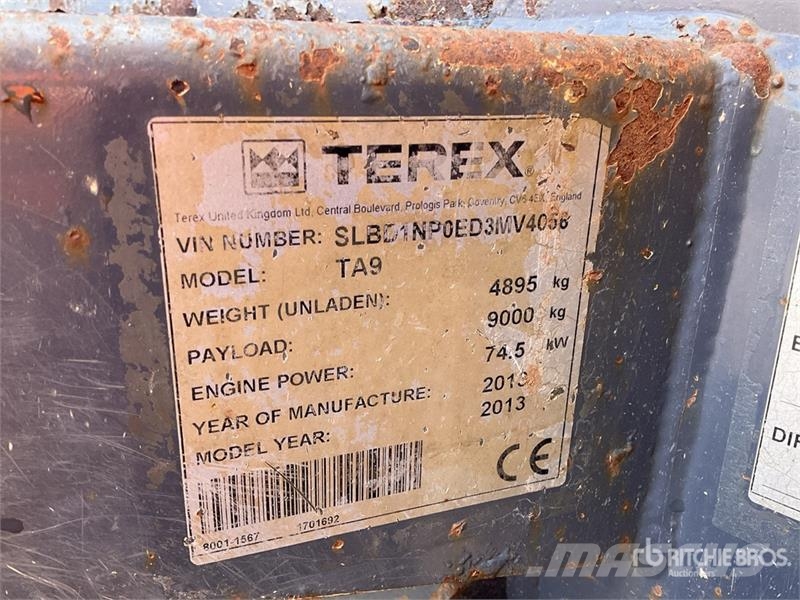 Terex TA9 Site dumpers