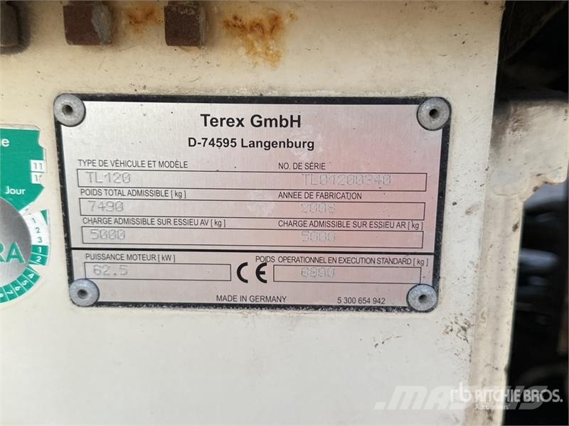 Terex TL120 Фронтальні навантажувачі