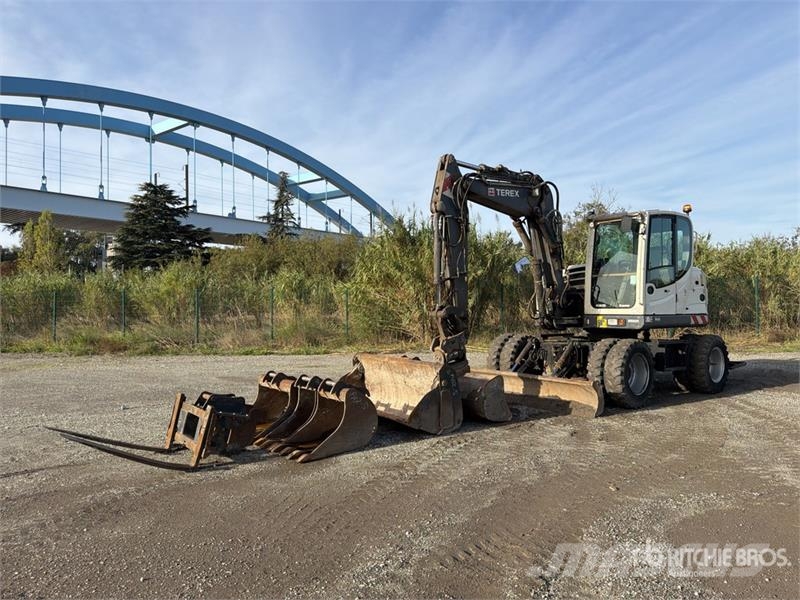 Terex TW85 Pelle À Pneu Wheel Excavator حفارات بعجل