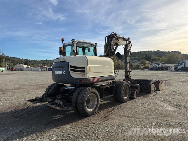 Terex TW85 Pelle À Pneu Wheel Excavator حفارات بعجل