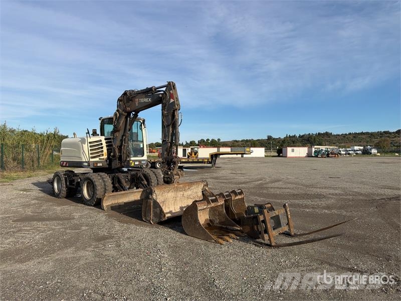 Terex TW85 Pelle À Pneu Wheel Excavator حفارات بعجل