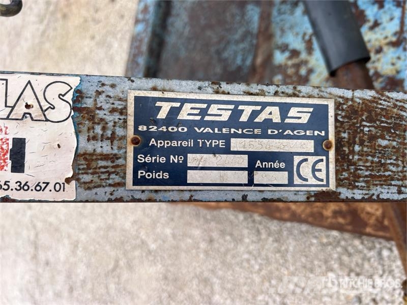  Testas 1554 GVK Girobroyeur Mulcher Attachment Gozdarski mulčerji