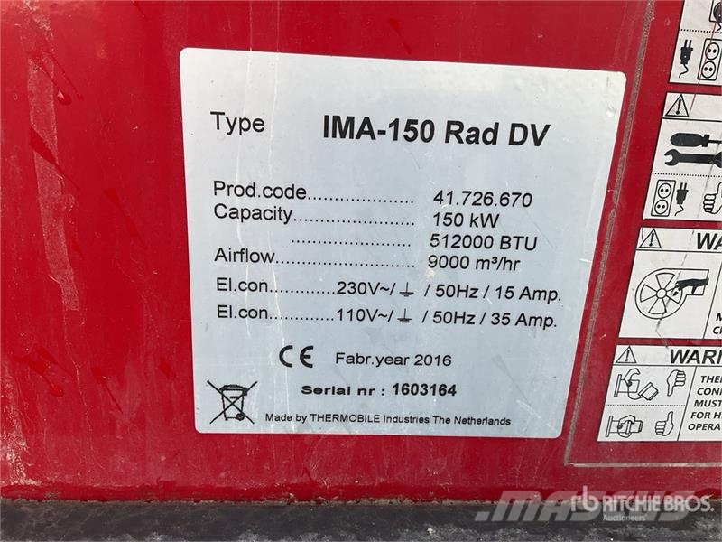 Thermobile IMA-150 Space Heater Opvarmnings- og optøningsmaskiner