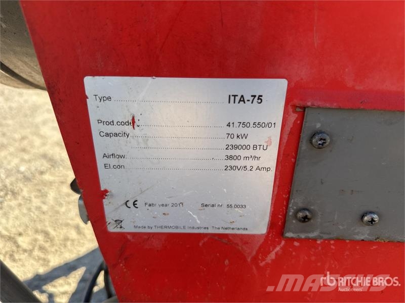 Thermobile ITA-75 Chauffage Space Heater 加热和解冻设备