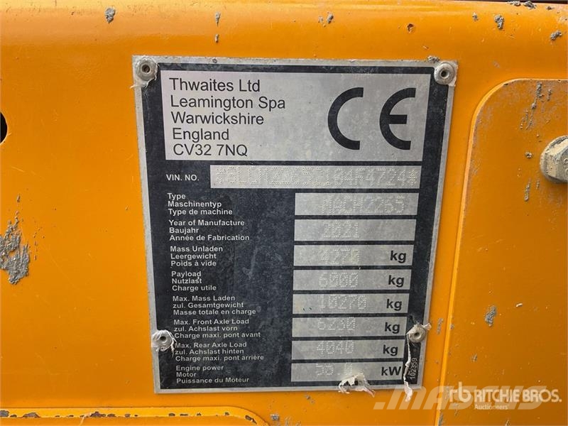 Thwaites MACH 2265 6 t 4x4 Dumper Minidumpperit