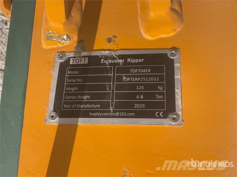  TOFT 04ER fits to 4-7 ton excavator Excavator Ripp Skarifikatori
