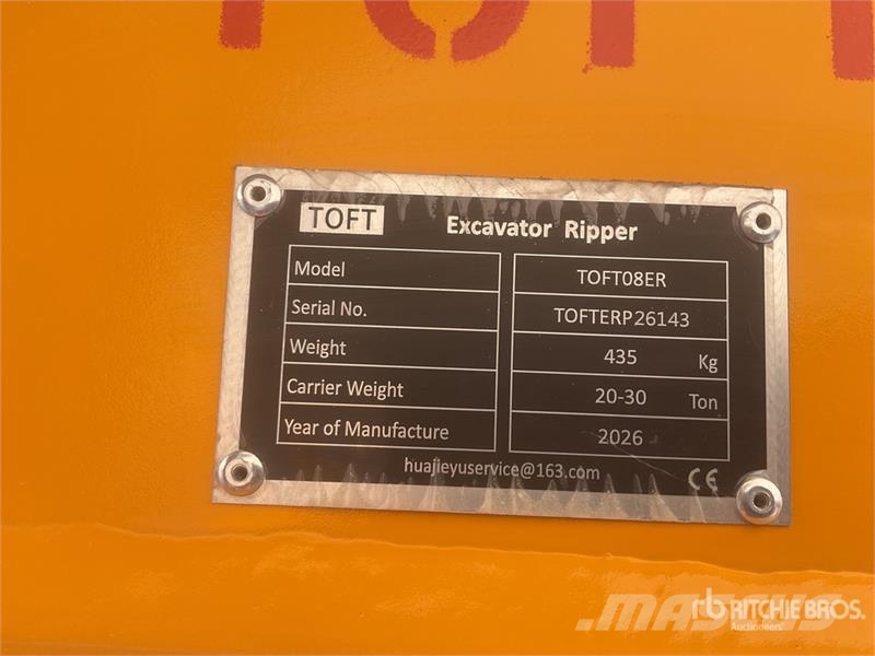  TOFT 08ER fits to 20-30 ton excavator Excavator Ri Skarifikatori